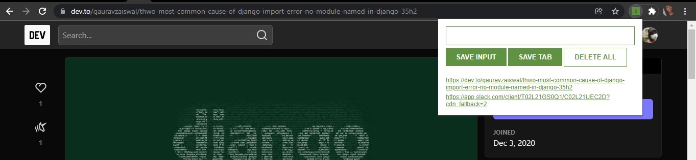 Leads Tracker Chrome Extension
